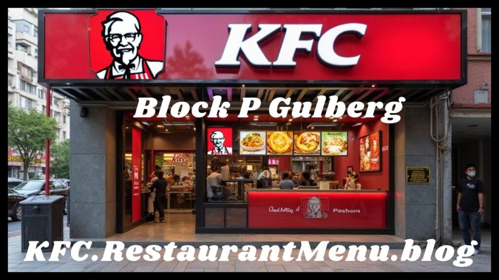KFC Block P Gulberg