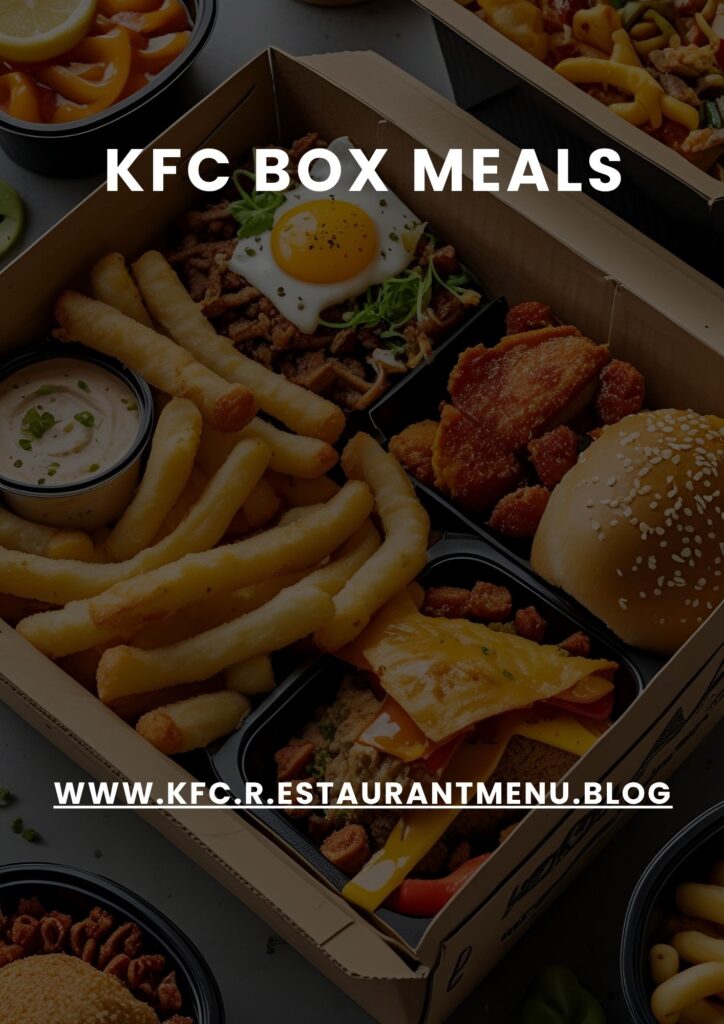 KFC Menu