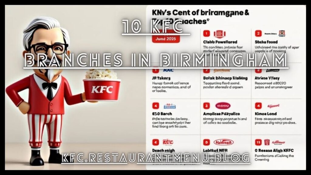 10 KFC Branches in Birmingham